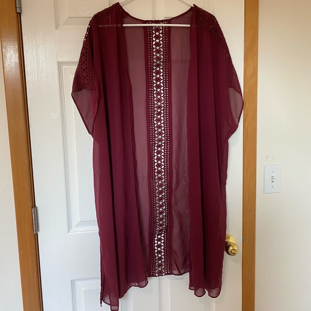 3x sheer kimono